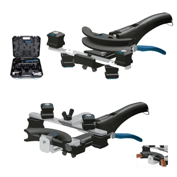 90° Pipe Bender Set KM-R999 Metric & Inch 2 in1: 1/4",5/16",3/8",1/2",5/8",3/4",7/8" &6,9,10,12,16,19,22mm (Set includes KM-R999, KM-207)