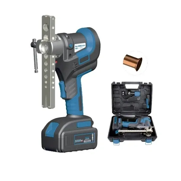 Electric Cordless Flaring Tool KM-E809AM-L Metric & Inch 2 in1: 1/4",5/16",3/8",1/2",5/8",3/4" &6,9,10,12,16,19mm